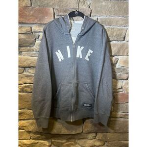 Vintage Y2K, Nike athletics zip up jacket gray very‎ cool